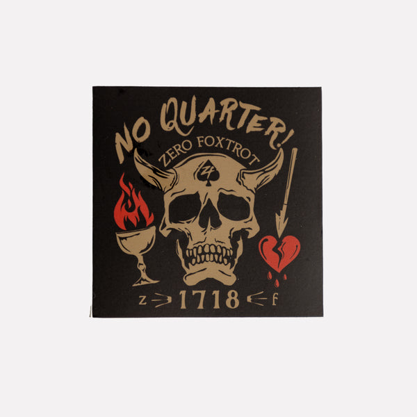 No Quarter Sticker