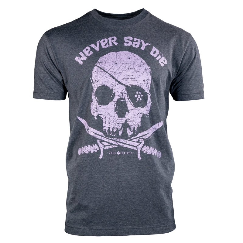 Never Say Die Purple Heart Tee