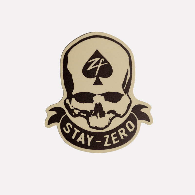 Stay Zero Skull Sticker